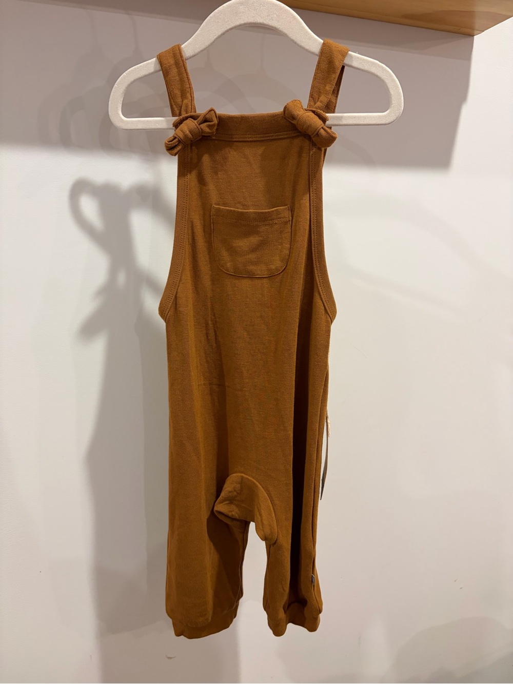 Kyte BABY Rust Knotted-Strap Romper - 18-24m - NWT